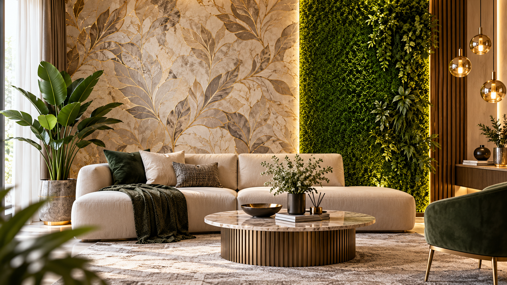 Wallpaper and decorative surfaces